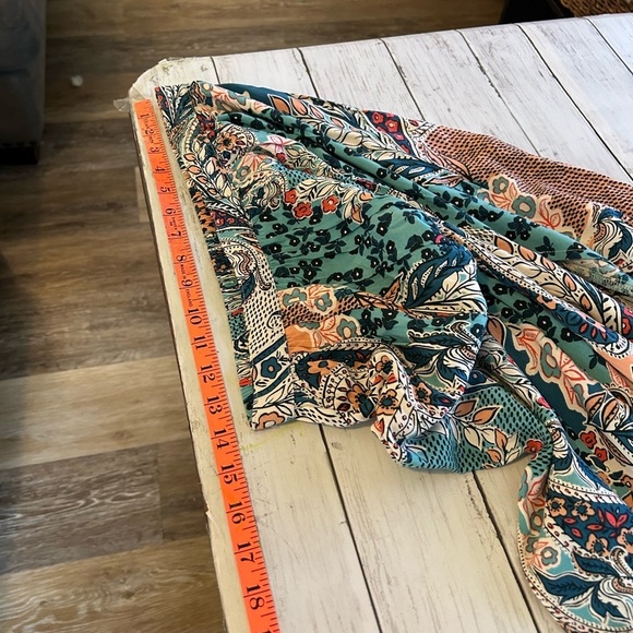 Patrons Of Peace Womens Medium Pull on Floral Maxi Skirt Style "Tide pool" Boho - Picture 8 of 12